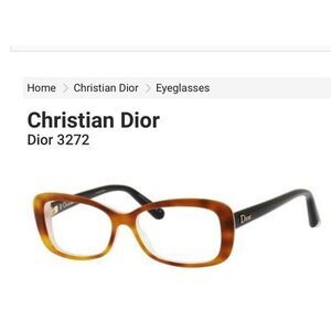 CHRISTIAN DIOR Glasses Frames CD3272‎ Eyeglasses Optical Havana Salmon Black